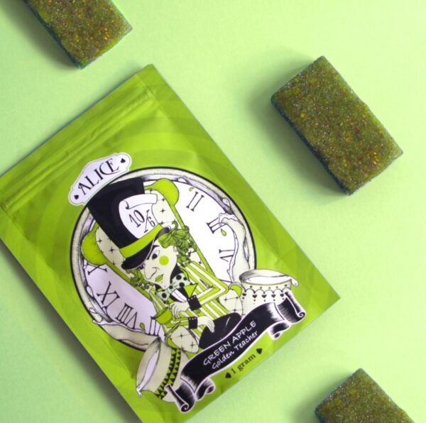 Alice-Green Apple Mushroom Gummies 100mg