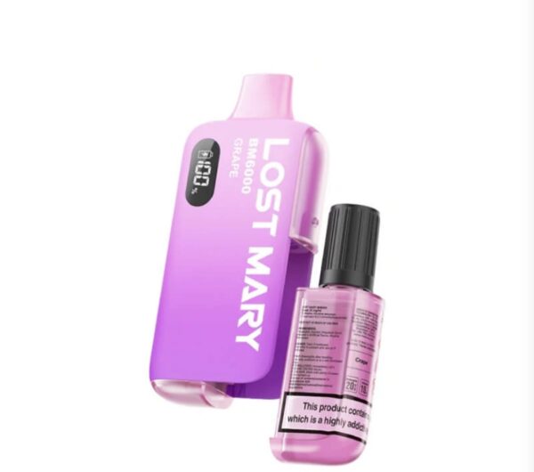 Lost Mary BM6000 Grape Disposable Vape - 20mg