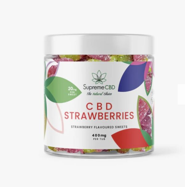 CBD Gummy Strawberries (400mg)